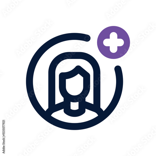 new hire duotone icon. Sleek and modern vector icon for websites, mobile apps, marketing materials, and corporate design. Fully scalable and ready to use.