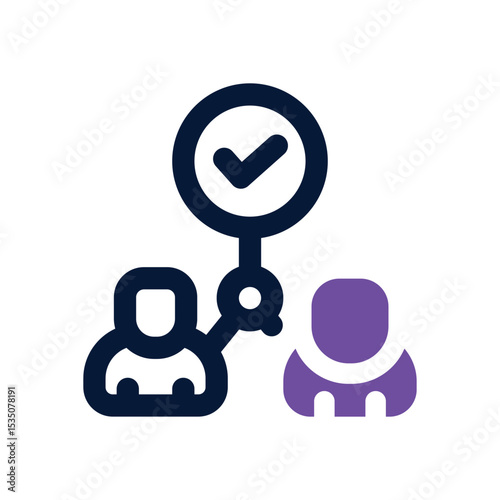 success planning duotone icon. Sleek and modern vector icon for websites, mobile apps, marketing materials, and corporate design. Fully scalable and ready to use.