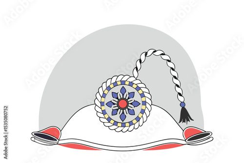 Intricate decorative rakhi design for raksha bandhan indian festival celebration