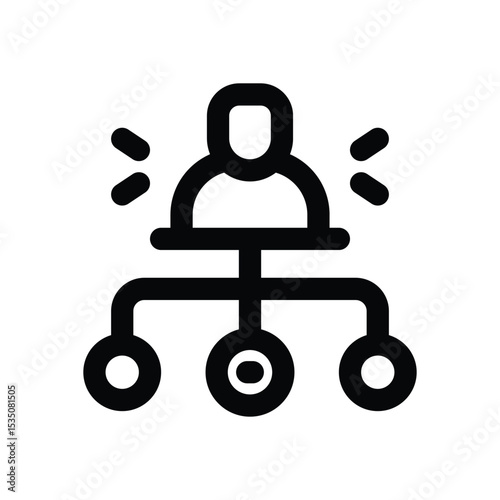 structure line icon. Clean and minimalist vector icon for websites, mobile apps, presentations, and logos. Fully scalable and customizable for any project.