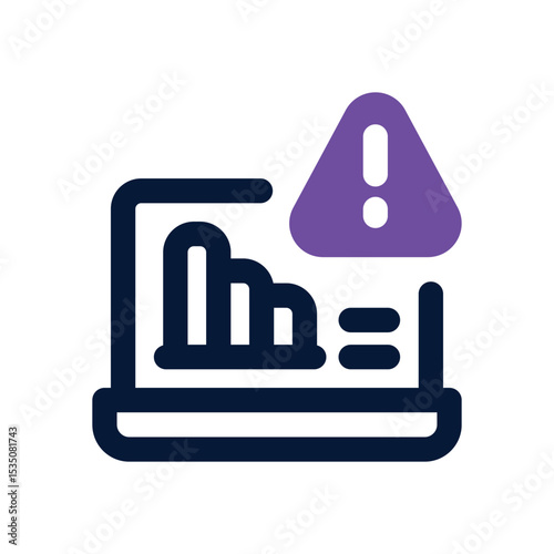 risk duotone icon. Sleek and modern vector icon for websites, mobile apps, marketing materials, and corporate design. Fully scalable and ready to use.