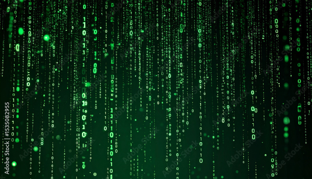 Obraz premium binary code background