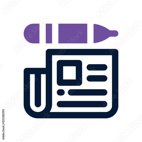 journal duotone icon. Sleek and modern vector icon for websites, mobile apps, marketing materials, and corporate design. Fully scalable and ready to use.
