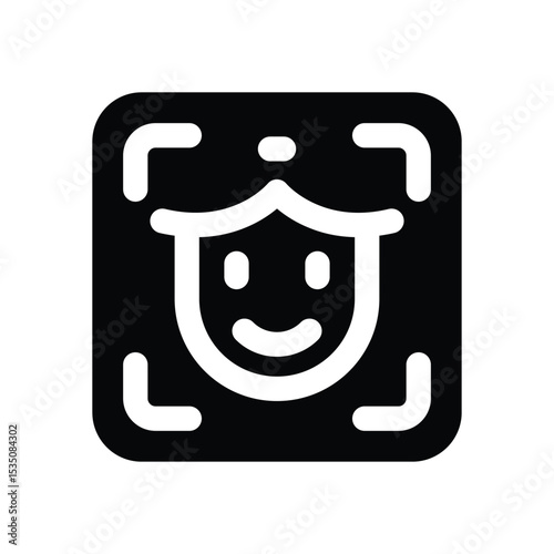 close up glyph icon. Strong and solid vector icon for websites, mobile interfaces, presentations, and visual branding. High quality and easy to edit.