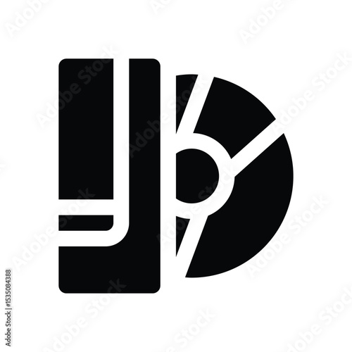 album glyph icon. Strong and solid vector icon for websites, mobile interfaces, presentations, and visual branding. High quality and easy to edit.