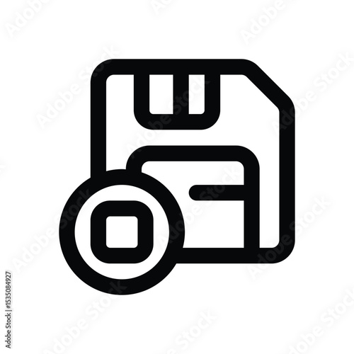 save line icon. Clean and minimalist vector icon for websites, mobile apps, presentations, and logos. Fully scalable and customizable for any project.