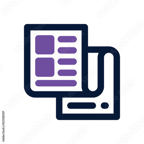 storyboard duotone icon. Sleek and modern vector icon for websites, mobile apps, marketing materials, and corporate design. Fully scalable and ready to use.