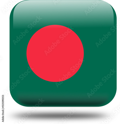 Bangladesh Flag – 3D Square Icon Style with Drop Shadow, High Resolution PNG Free Download Bangladesh Flag – 3D Square Icon Style with Drop Shadow, High Resolution PNG - GFXLoad
