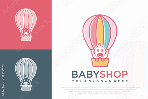 Mother and baby logo. Mom holding her child in her arms , vector illustration