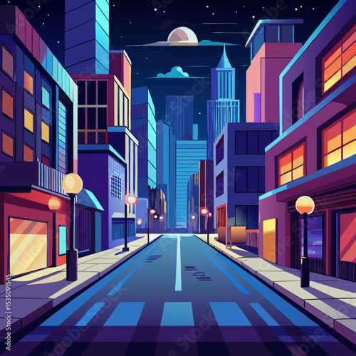 night in the city