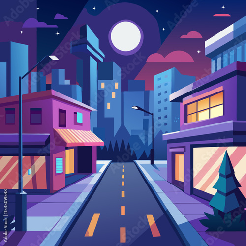 night city street