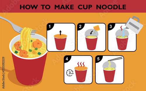 How to Prepare Instant Cup Noodles