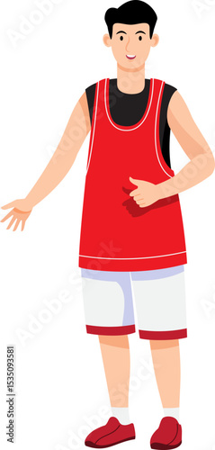 man cartoon Asian character modern style avatar