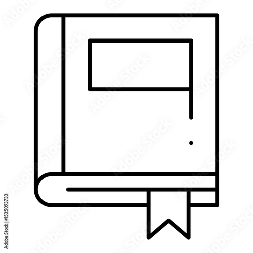 Bookmark line icon