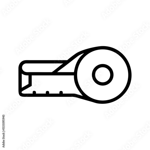 Depiction of a simple metallic door opener with a circular end and jagged edge design element here