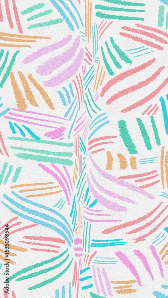 Naklejka premium Colorful Pastel Soft Abstract Lines Background Phone Wallpaper
