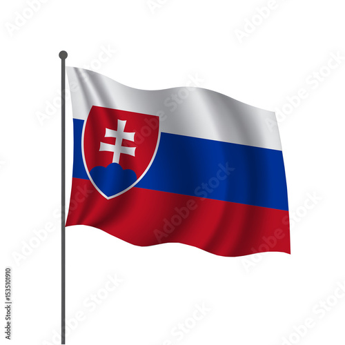Free Download Slovakia flag on white background - GFXLoad
