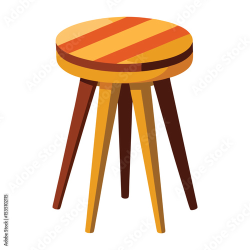 stylized modern stool