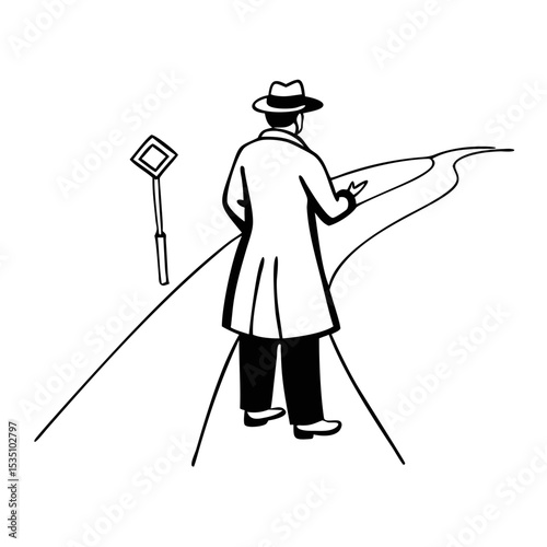 woman with a cane