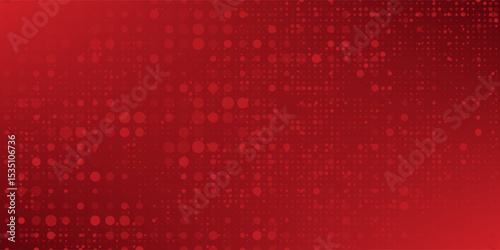 Red diagonal geometric shape with halftone. Modern fiber textured vector eps 10