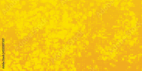 yellow diagonal geometric shape with halftone. modern fiber textured vector