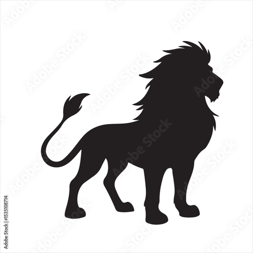 black horse vector illustration