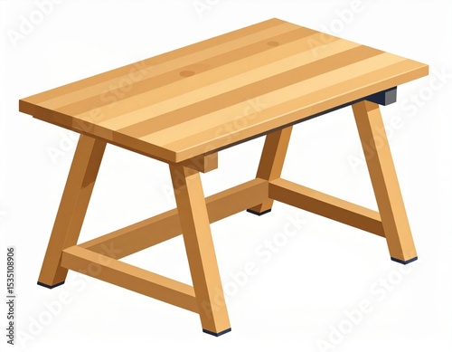 Simple Wooden Table