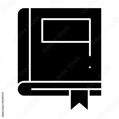 Bookmark glyph icon