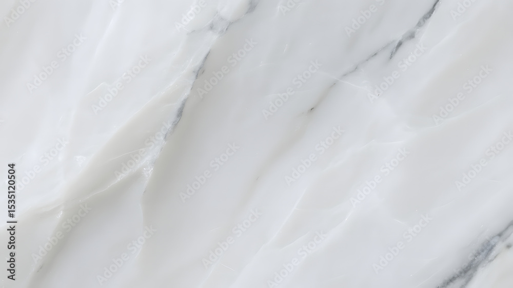 Fototapeta premium Elegant White Marble Texture Background Subtle Grey Veins Natural Stone Design