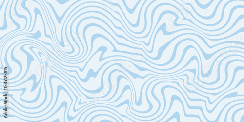 Abstract background seamless pattern with colorful waves. Trendy vector illustration in retro psychedelic style