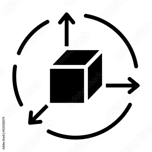 3D Space Icon