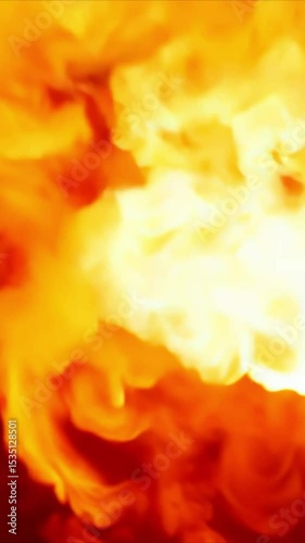 Abstract fire background burning orange flames