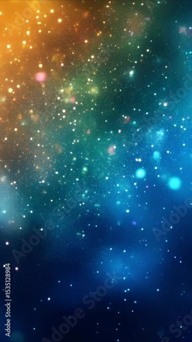 Cosmic nebula glowing stars space background