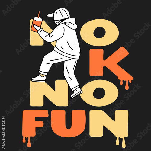vector illustration of a man playing a guitar