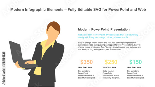 Modern Infographic Elements – Fully Editable SVG for PowerPoint, Web, Illustrator, and most vector-based applications. Ideal for presentations, infographics, and business slide designs.
