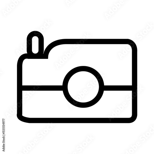 photo camera cartoon icon vector