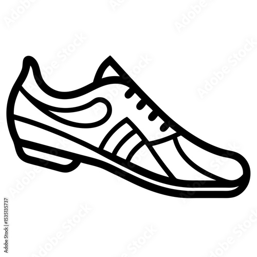 sport shoes vector illustration