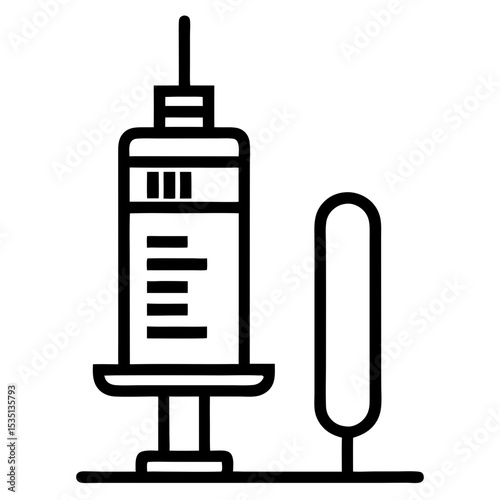 Syringe pump icon