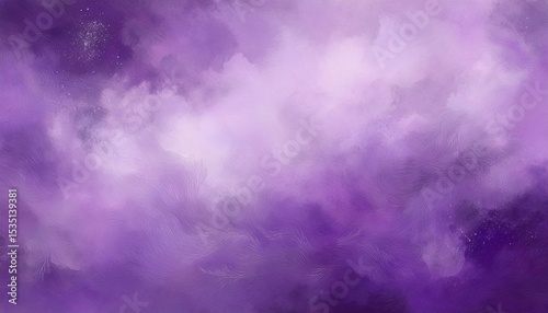 purple texture background with abstract watercolor sky design pastel light lavender color center and dark stormy border of clouds cloudy smoke frame