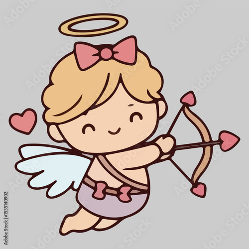 Cute Cupid Illustration