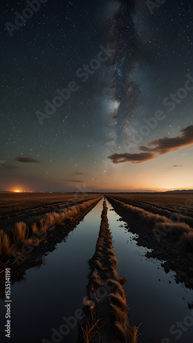 Sky, clouds, sunset, air, oxygen, sun, stars, milky way over the beach, a zodiacal light above the horizon, an interstellar dust reflection visible from earth and milky way galaxy over dark.