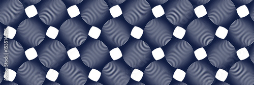 Weaving seamless pattern, traditional wicker lacing handicraft endless abstract background, geometric line weave wallpaper.