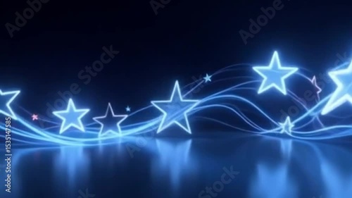 USA American flag animation video effect background