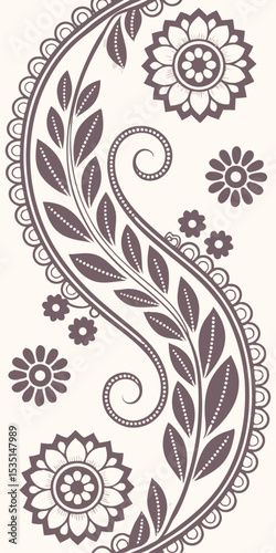 Antique Lace Design - Soft lace-like patterns with intricate details