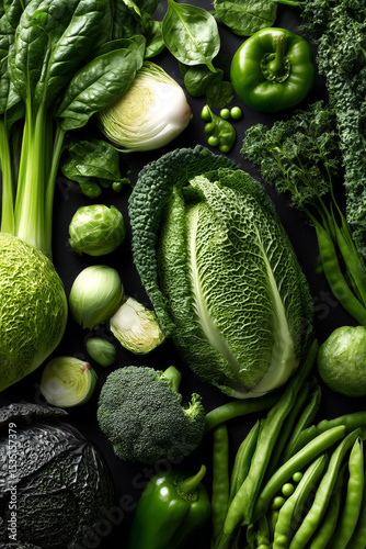 Green and healthy vegetables