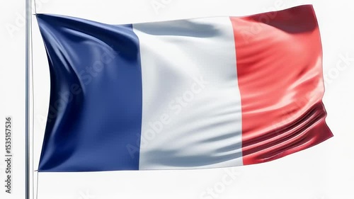 3d french flag