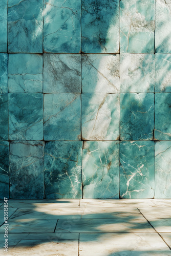 A wall of large, old, stone