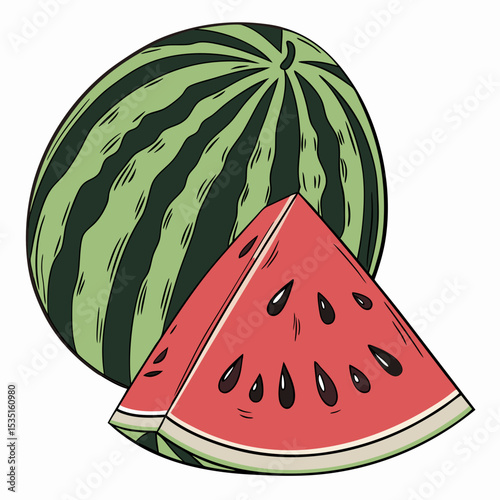 slice of watermelon