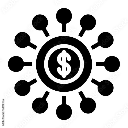 funding glyph icon