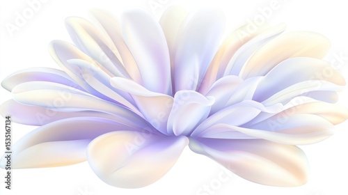 Delicate pastel flower petals in soft light.